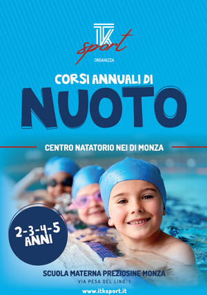 Nuoto</br><center><h6>(2-3-4-5 anni)</h6></center>