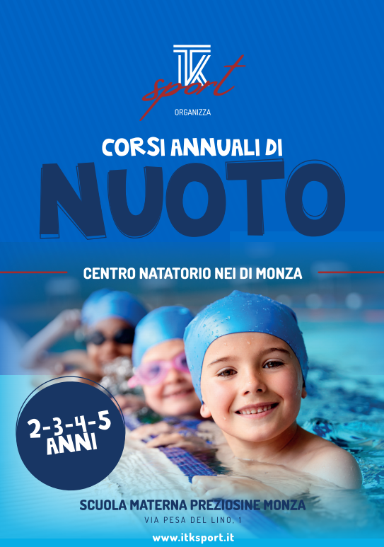 Nuoto</br><center><h6>(2-3-4-5 anni)</h6></center>