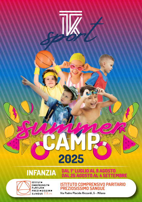 <center>Summer Camp - Preziosine Milano - Materne</center>